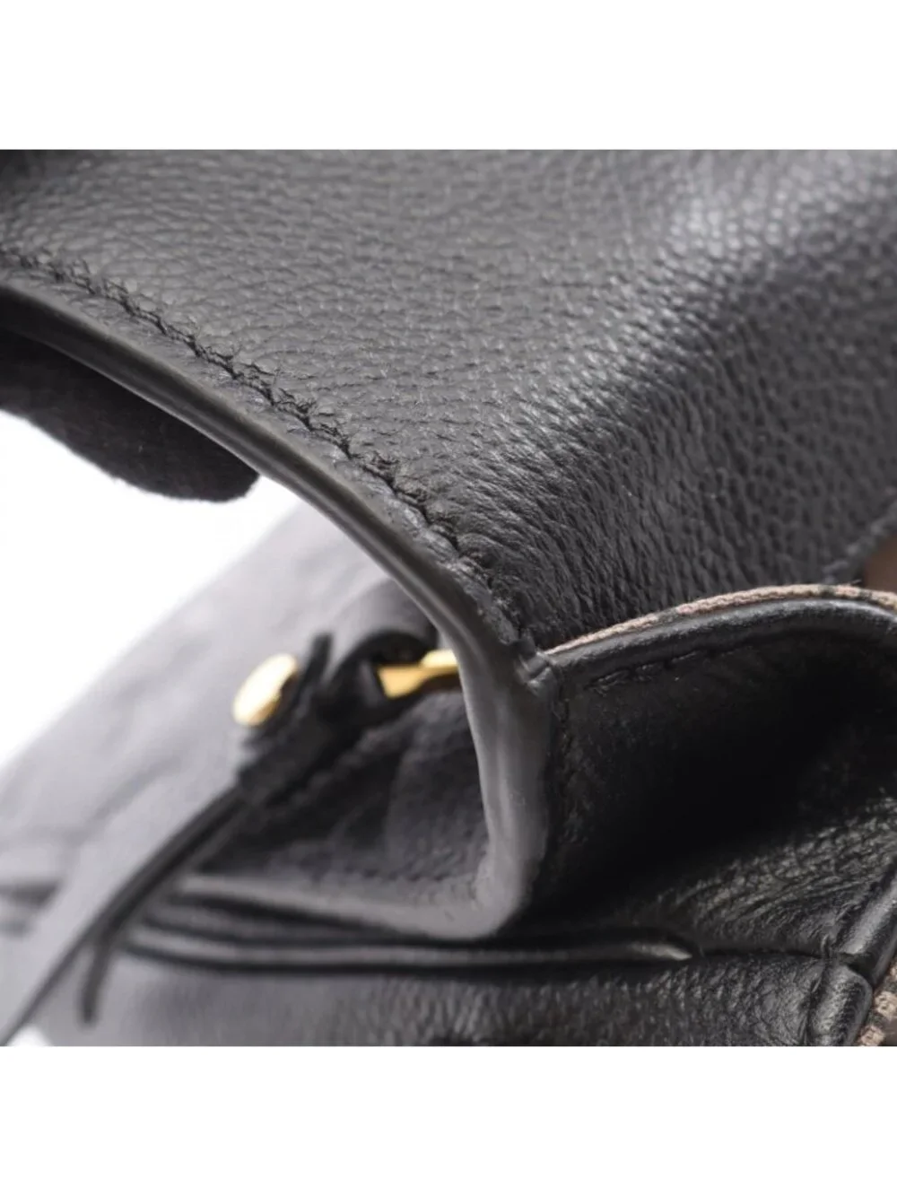 Louis Vuitton Handbag Pochette Metis MM Monogram Empreinte Noir 2-Way Leather